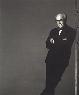 Micheal Ahearn's black and white photographic portrait of Nobel Laureate Dr. Lawrence Klein