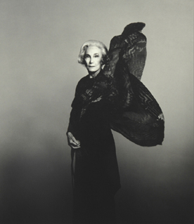 Black and White photograph of Marion Locks, art dealer by Michael Ahearn