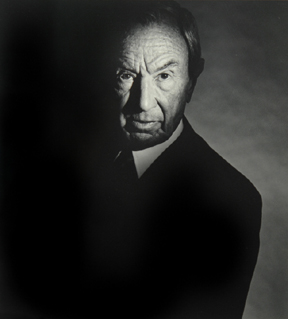 Portrait of Secretary of State Warren Christopher by photographer Michael Ahearn