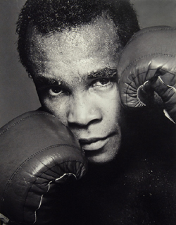 photographis portrait of Sugar Ray Leonard by Michael Ahearn